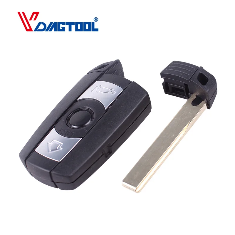 

100% Smart Key For BMW 5-Series Remote Control Key With Smart Key 433MHZ 865MHZ No Logo For Bmw Key Card Free Shipping