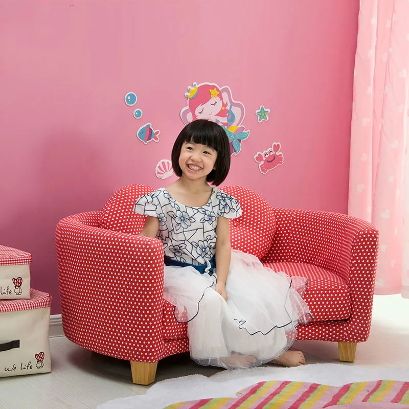 Луи мода дети диваны принцесса спальня Досуг двойной мультфильм простой современный