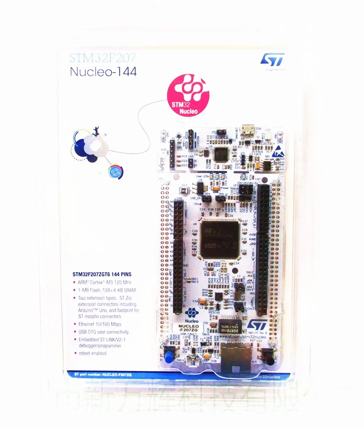 1 шт.~ 5 шт./лот NUCLEO-F207ZG NUCLEO-144 STM32F207 по развитию обучения доска