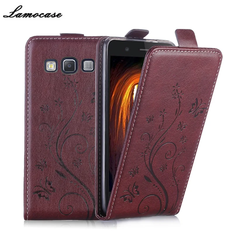 For Samsung a5 2015 Phone Case Luxury Retro vertical Flip PU Leather Wallet Cover For Samsung