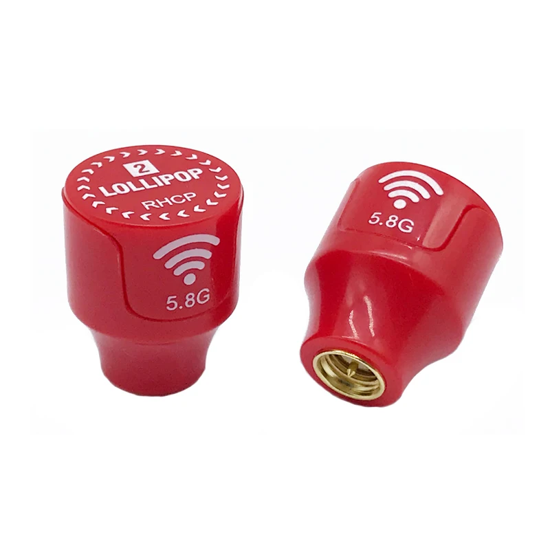 

5.8Ghz Lollipop2 3dBi RHCP Antenna mini Directional Short Small FPV Antenna SMA/RP-SMA for FPV Racing Drone Spare Parts