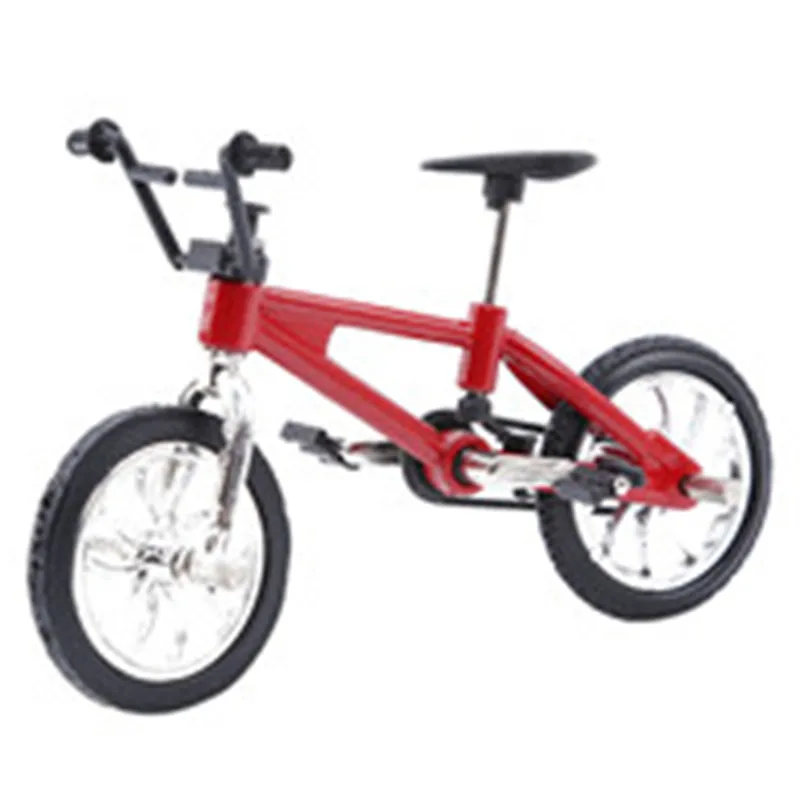 Лидер продаж Мини Размер гриф игрушечные велосипеды с тормозным канатом синий имитация сплава палец BMX велосипед лучший рождественский подарок