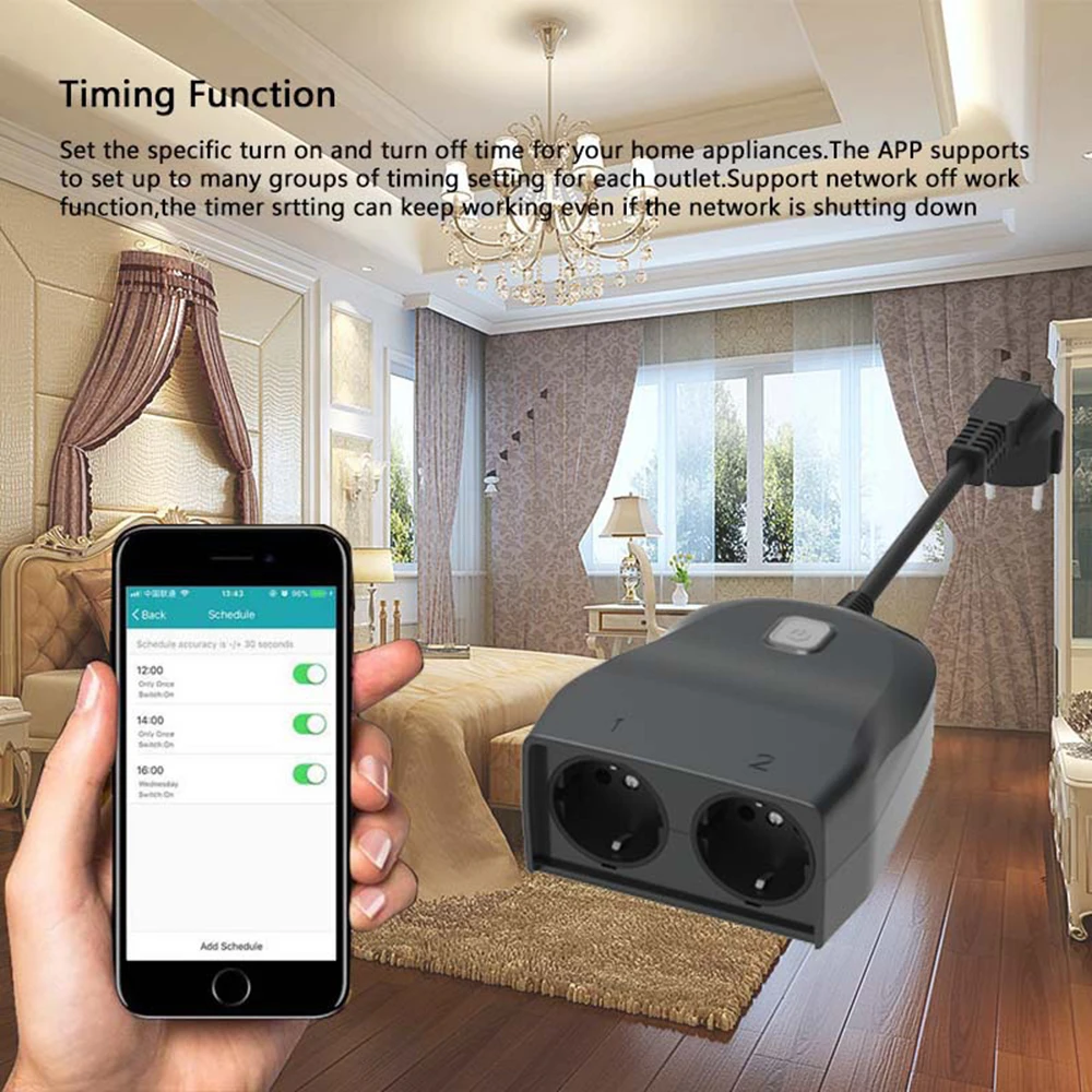 Outdoor Electrical Outlet Weatherproof Wifi Smart Strip Outdoor Electrical Outlet Weatherproof Wifi Smart Strip Wireless Remote Control Support Alexa Google Home Ifttt In Socket Plug From