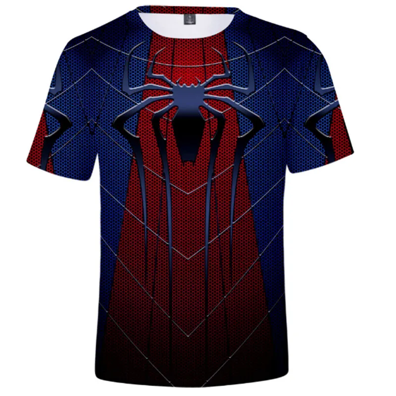 

Male 3d Spider Man Far From Home T Shirt 2019 Endgame Mens Tshirts Summer Harajuku Anime Shirt Realm Tops Tees Man Casual XS-5XL