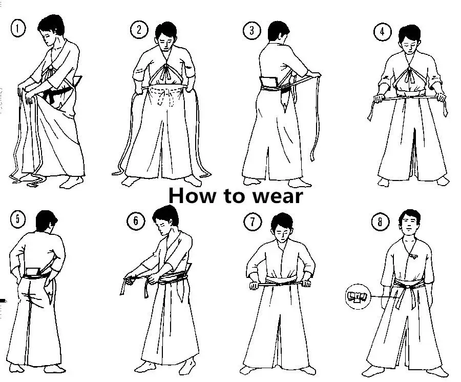 Japanese Pro Kendo Kendogi Iaido Aikido Keikogi Hakama Kimono Martial Uniform