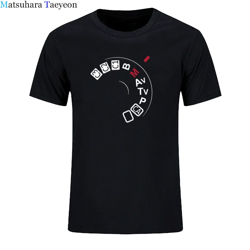 

Summer Fashion Camera Button Shoot Manual T Shirt Men Short Sleeve Photography T Shirts Men Camisetas T-shirt tee top clothes
