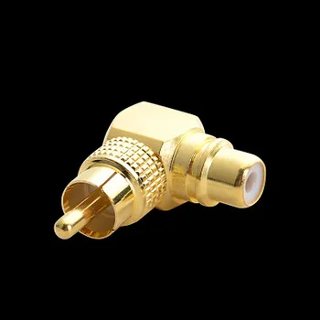 

Audio Extension Cord Line RCA Male to Female 90 Degree Right Angle Adapter