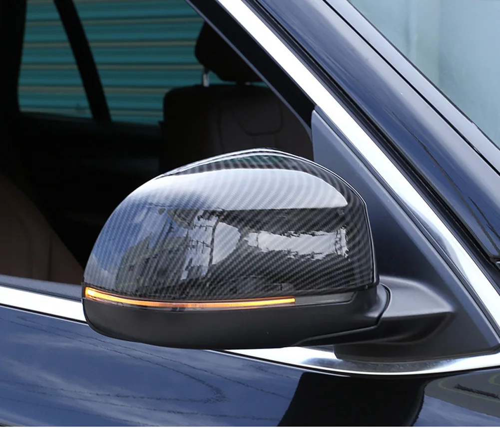 2 шт. для BMW X5 F15 G05 аксессуары для автомобильных зеркал боковое зеркало заднего вида крышка крышки Накладка наклейка