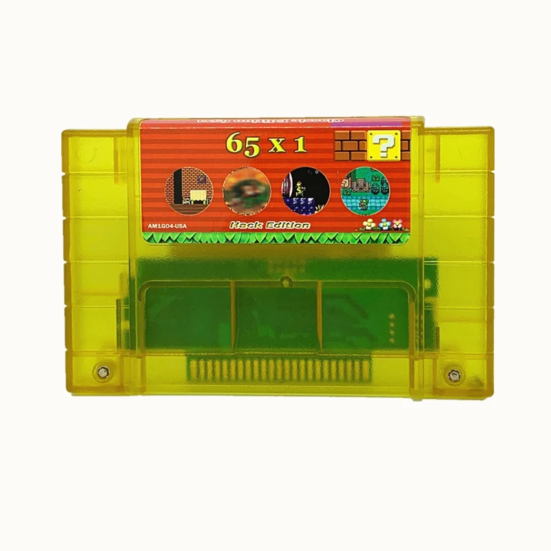 

Super 65 in 1 HACK EDITION for 16 bit video game cartridge for USA version game player (30 games Can Battery Save)