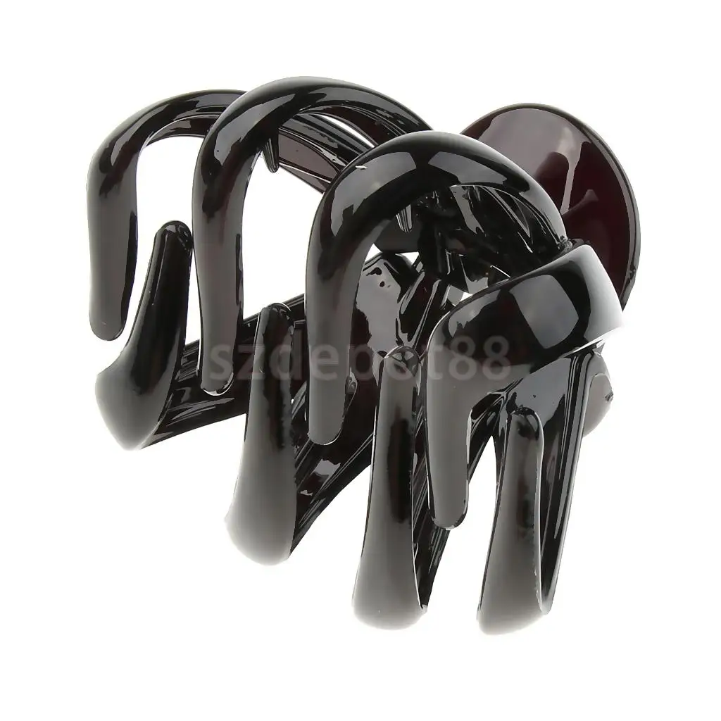 Large Hair Claw Clips Thick Hair Octopus Jaw Plastic Folding Hairpin for Women
