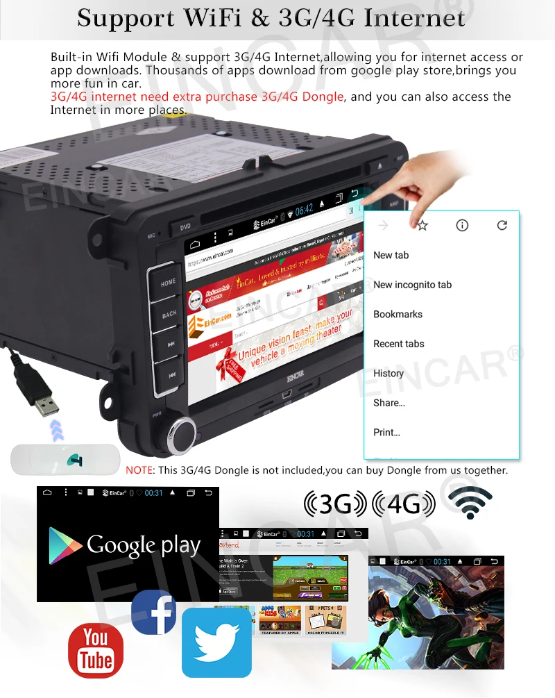 Discount For VW Jetta Passat 7" 2Din Android 6.0 Car DVD Player GPS WIFI 3G OBD2 Radio 4