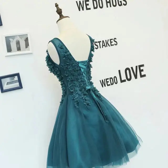 vestido de formatura curto