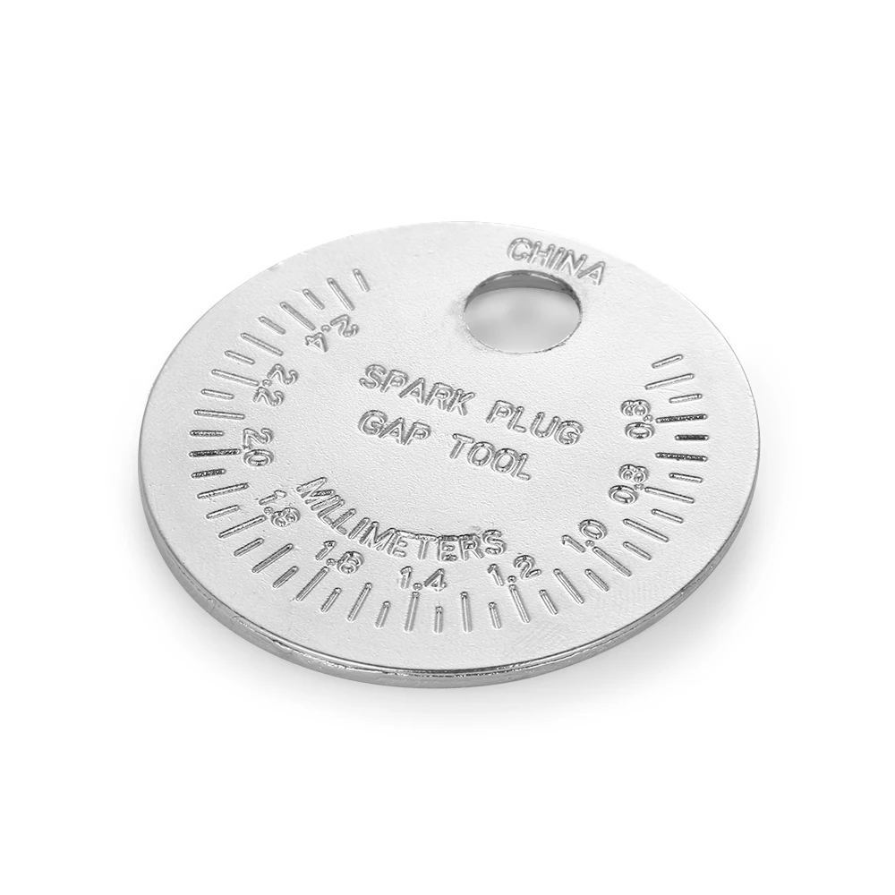 1 шт. Свеча зажигания зазор инструмент измерения монета Тип манометр 0,5-2,5 мм измерительный Калибр Высокое качество ручные инструменты