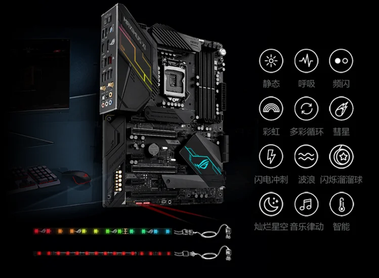 Материнская плата ASUS ROG Maximus XI Hero M11H для настольных ПК Z390 LGA1151 DDR4 64G поддержка I9 9900 K 9700 K