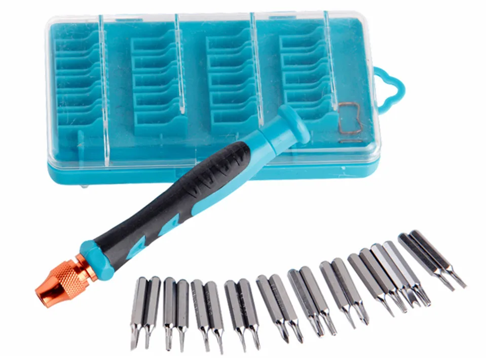 PENGGONG Mini Srewdriver Bit Set Magnetizer Demagnetizer Multifunction Screwdriver Kits for Cell Phone Laptop Tools