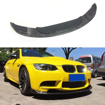 

Car Racing Front lip Spoiler for BMW 3 Series E90 E92 E93 M3 2009-2012 HM Style Head Bumper Chin Shovel Protector Carbon Fiber
