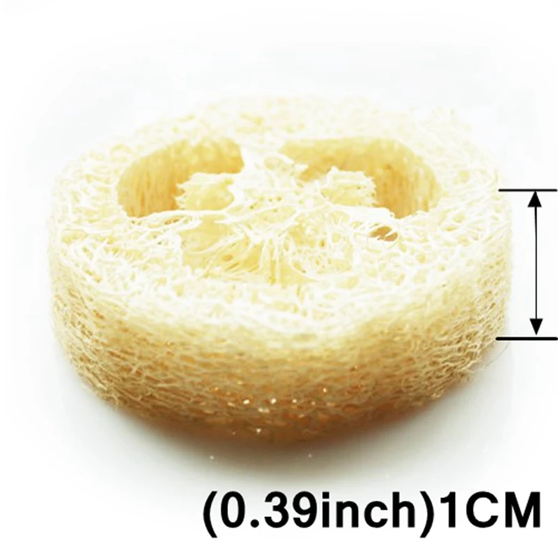 [ReadStar] 100 шт./лот толщина 1 см натуральный люфа Luffa Губка DIY Настроить cleanner мыло инструменты блюдо, губка скруббер, лица