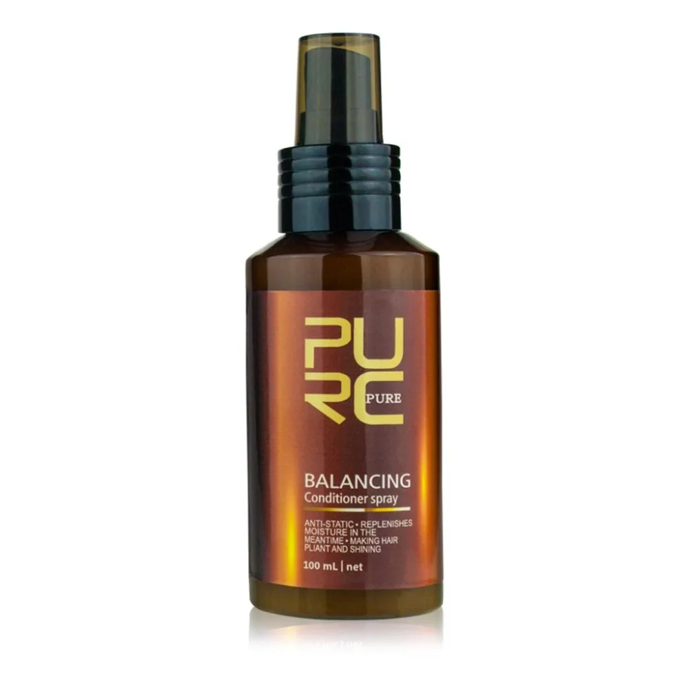 

1PC 100ml PURC Balancing Conditioner Spray Anti-Static Replenishes Moisture Argan Oil