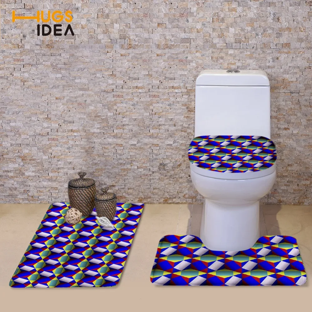 Buy HUGSIDEA Bathroom Accessories Winter Soft Toilet
