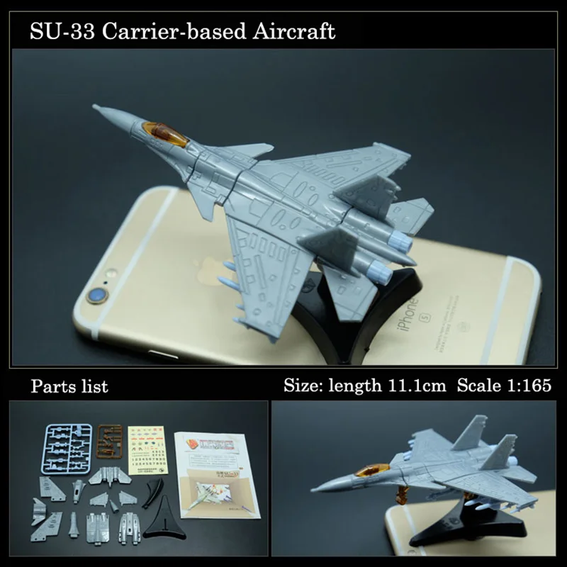 Modelo de Montagem de Aeronaves Modelo de Avião 165 Mini Jh-7 Jk-2000 Z-10 Su-33 Su-47 J-11 Z-9 Rdagunship Famosa Coleção 8 Pçs - Set 1: 9 de Montagem De Aeronaves JH-7 JK-2000 Z-10