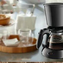 Американская полностью автоматическая кофеварка домашняя/коммерческий кухонный кувшин капельная Кофеварка