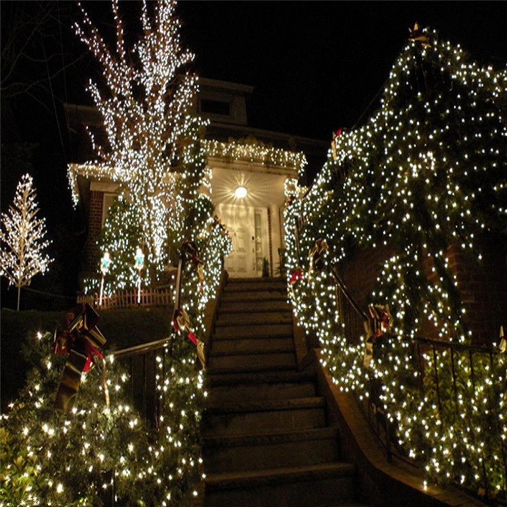 cool white Christmas string lights 2