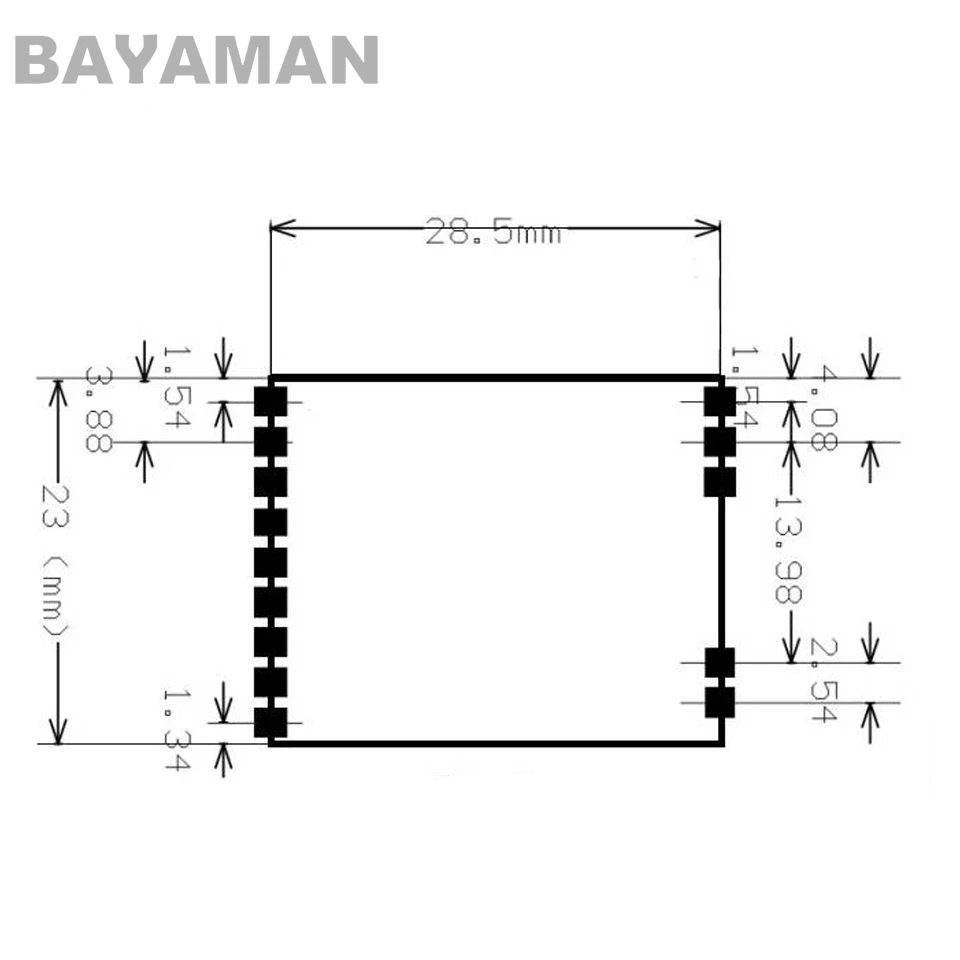 1 шт. RX5808 5 8G SPI приемник с открытым исходным кодом модуль FPV AV RX 95dBm для