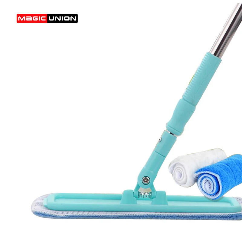 

MAGIC UNION Microfiber Flat Mop 360 Degree Rotating Cleaning Mop Plate Mop Telescoping Household Cleaning Tools