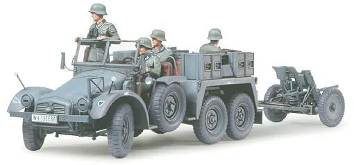 1/35 TAMIYA 35259 немецкий прицеп и 37 мм анти Танк пистолет модель хобби|Детали