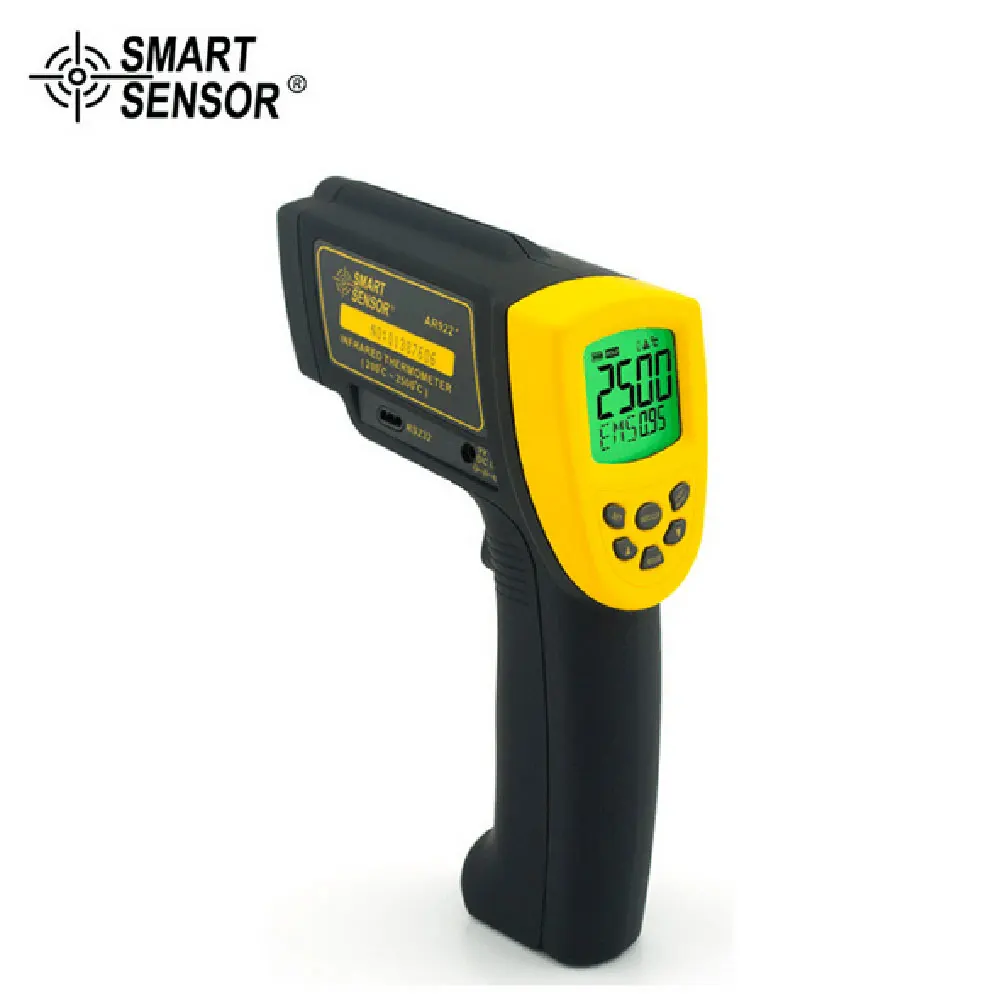 

Infrared Thermometer AR922+ Portable IR Non-contact Thermometer 200 C~2500 C