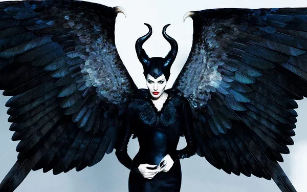 Анджелина Джоли Maleficent Черная Ведьма Косплей Рога Головной Убор