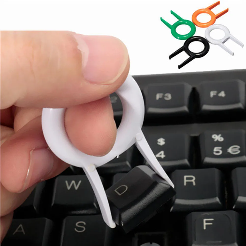 

Mechanical Keyboard Rounded Key Puller Keycap Puller Key Cap Remove ABS Plastic Keypuller Toolx(Green)