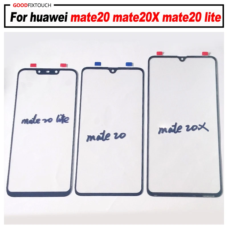 Для huawei mate 20, переднее стекло, сенсорный экран, верхняя линза, ЖК-экран, внешняя панель, ремонт для huawei mate 20X, стеклянный объектив mate20 lite glass