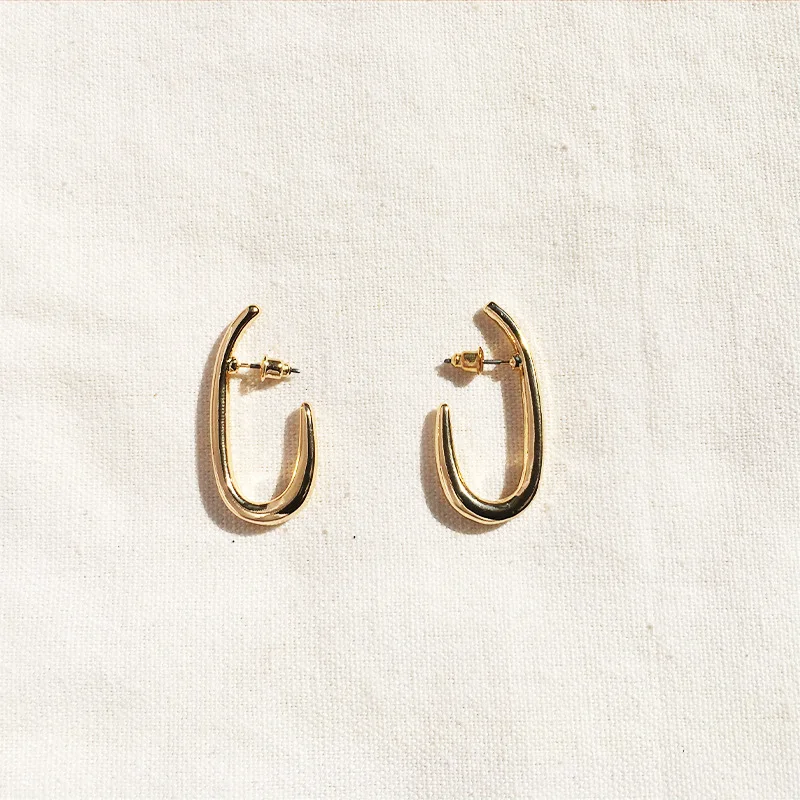 Kpop серебряные золотые маленькие серьги-гвоздики для женщин винтажные серьги Модные ювелирные изделия Букле д 'Орель