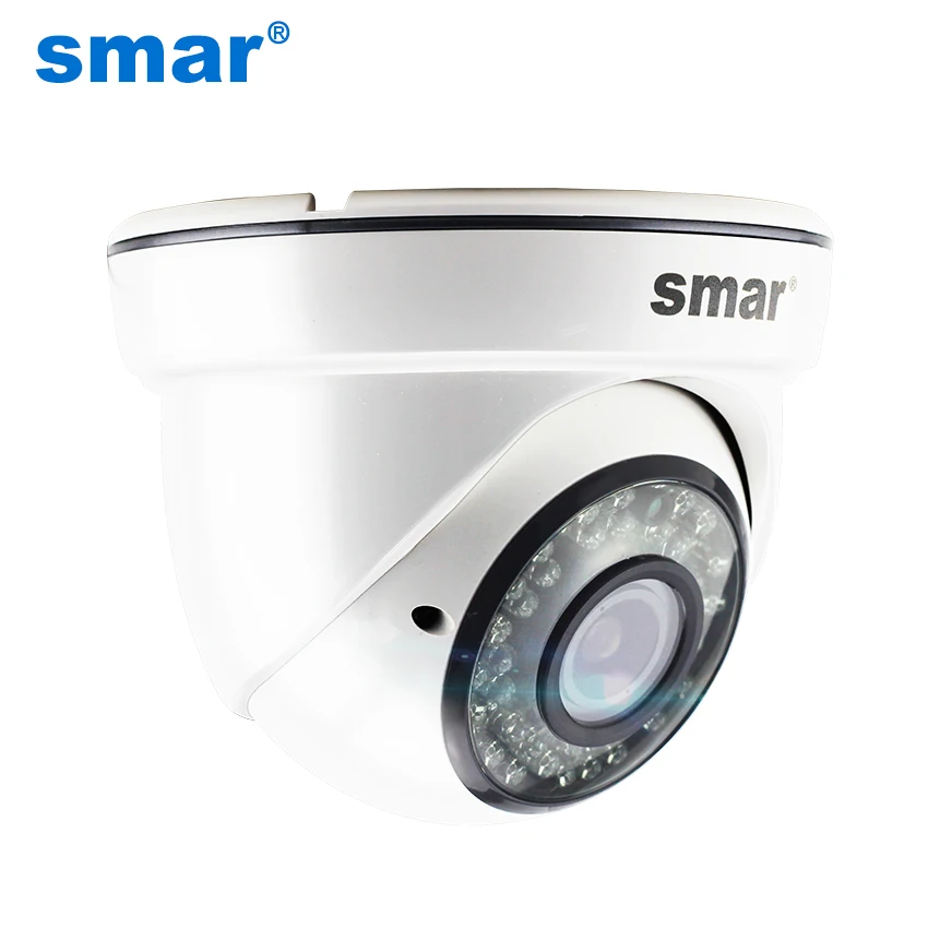 Smar H.265 1080P 20FPS HD Dome IP Camera With 4X Zoom 2.8-12mm Manual Varifocal Lens 36 IR Leds High Quality Plastic Case New Smar H.265 1080P 20FPS HD Dome IP Camera With 4X Zoom 2.8-12mm Manual Varifocal Lens 36 IR Leds High Quality Plastic Case New