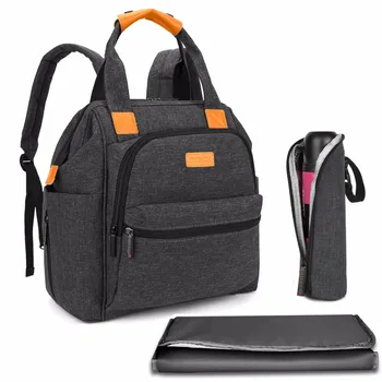 

BRINCH Fashion Diaper Bag Multi-functional Baby Bag Waterproof Backpack Baby Care Stroller Straps Maternity Mummy Bags