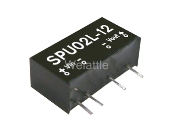 

MEAN WELL original SPU02N-12 12V 167mA meanwell SPU02 12V 2W DC-DC Unregulated Single Output Converter