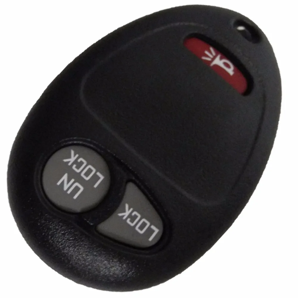 Jingyuqin 3 кнопки без чипа пустой пульт дистанционного управления 2+ 1 панический ключ оболочки чехол для Buick Hummer H3 GMC для Chevrolet Colorado Isuzu