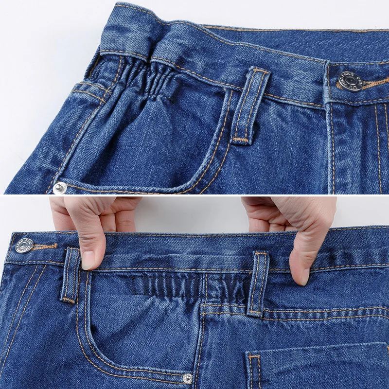Anchos Ocasionales Nine Flojos Denim Mujeres Pant De Mujer Alta Verano long Jeans Pantalones Cintura Primavera Legtrousers Calidad 2018 Pant PO1qZww