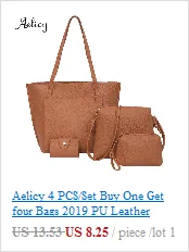 Aelicy/ новая распродажа, композитная сумка от известного бренда, комплект из 3 предметов, женская кожаная сумка на плечо, 5 цветов, Высококачественная сумка-тоут