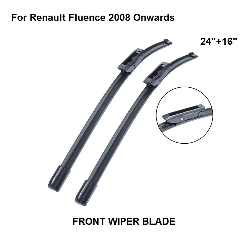 Wipers For Renault Fluence 24"+16" 2008 onwards Car Accessories For