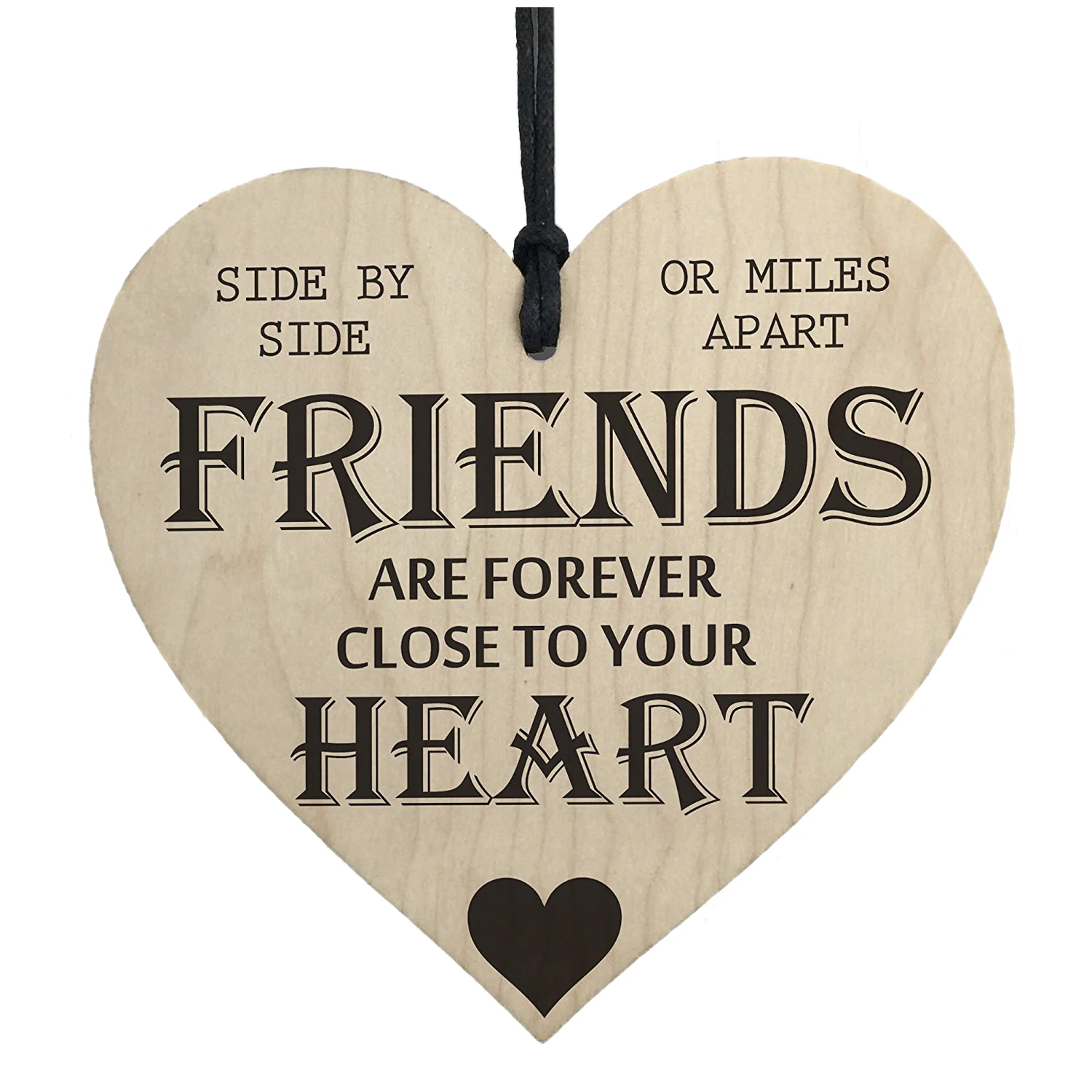 

HOT-Friends Are Forever Wooden Hanging Heart Friendship Gift Shabby Chic Plaque Sign