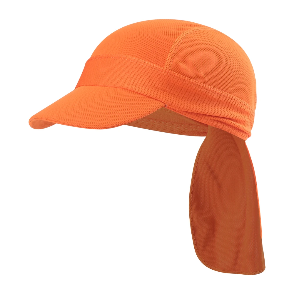WOSAWE шлем Внутренняя крышка летняя Балаклава быстросохнущая анти-УФ подшлемник маска для лица головной убор головной платок для мотокросса Cagoule Visage - Цвет: Orange