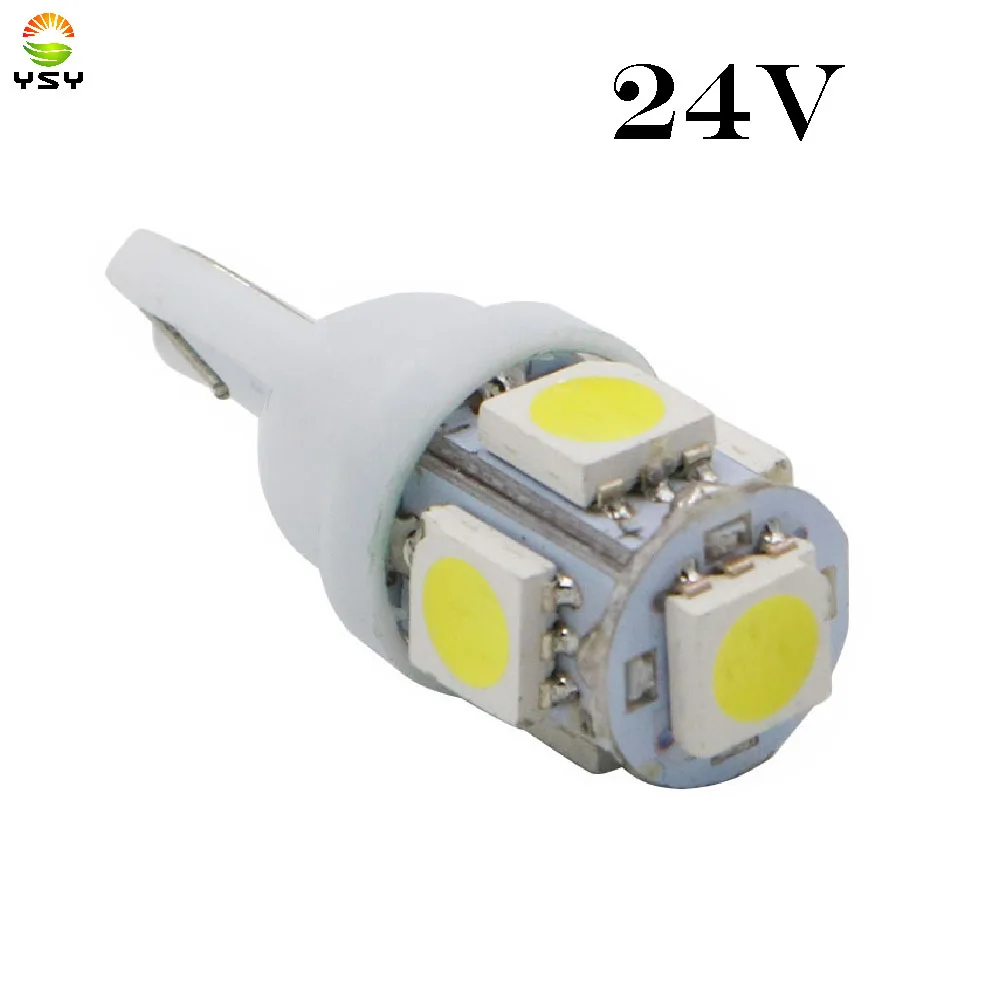 YSY 200X T10 Автомобильные светодиодные лампы W5W 5050 5SMD фары клиновидные для чтения