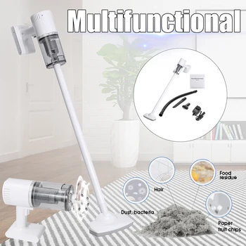 

Strong Suction 120W Portable Wireless Vacuum Cleaner Handheld Car Home Cleaner Cordless Rechargeable Pet Hair Dust Cleaning