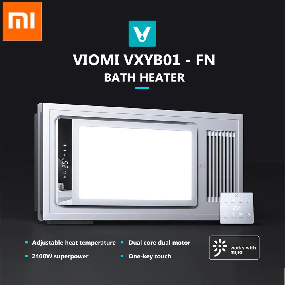 11 VIOMI XYB01-FN, 4 в 1, умный светодиодный обогреватель для ванной, профессиональный потолочный светильник, светильник для купания, для Mihome, приложение, пульт дистанционного управления для ванной комнаты