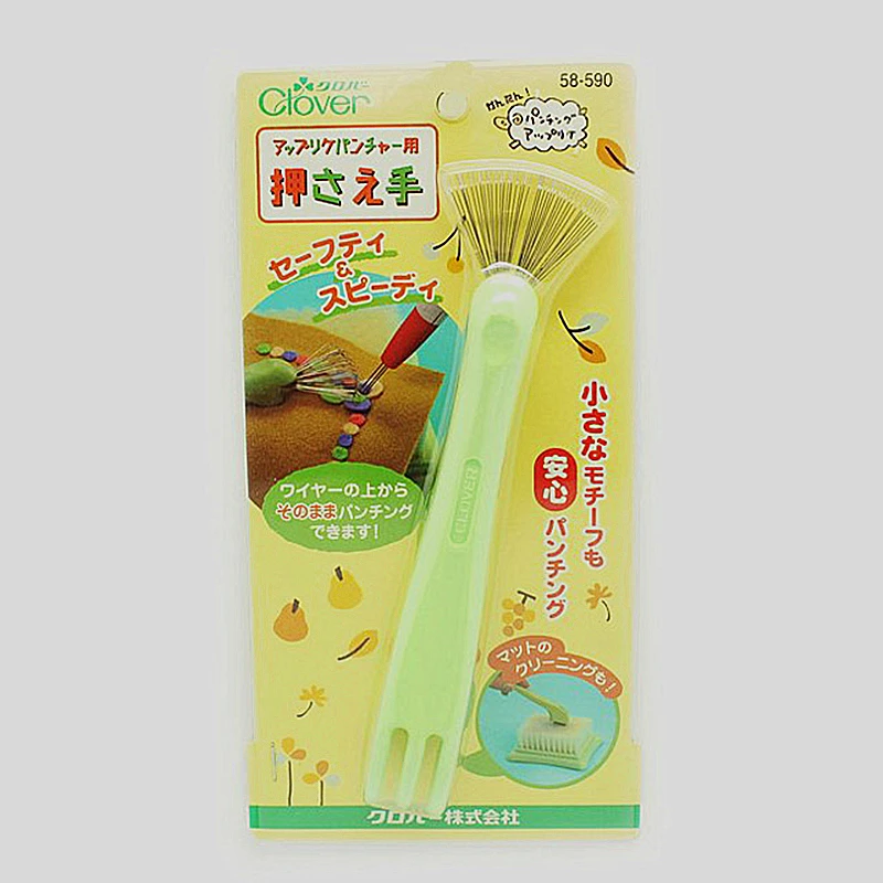 

Clover Japan Coke brand tools / fluffy comb, wool felt pokes embroidery embroidery comb tool accessories mixed wool brush