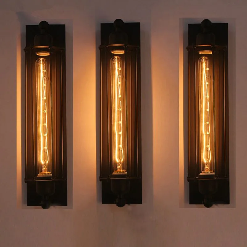 American Industrial Loft Vintage Wall Lamps Edison Wall Light 40W E27 Bedside Wall Fixtures Home Decoration Lighting