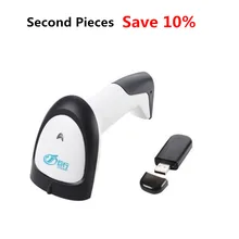 Q2 Wireless Barcode Scanner Gun Express Single Dedicated Supermarket Retail Stores Bar Code Reader with Function of Storage