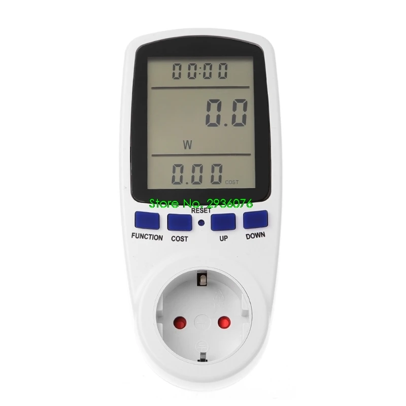 

2018 New EU Digital Power Meter Energy Meter Voltage Wattmeter Electronic Power Analyzer Drop Shipping Support